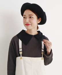 Malle | malle コットン/ポリエステル　大きな衿のセーター(ニット/セーター)