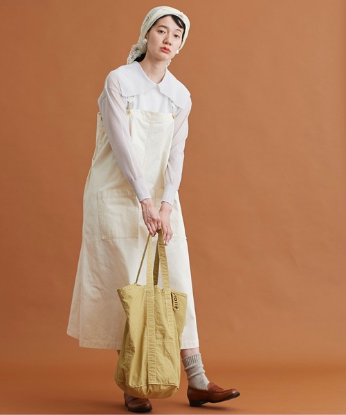 Malle（マル）の「Malle　コットン/ポリエステル大きな衿のセーター（ニット/セーター・レディース・ライトグレー/キナリ/ブラック・FREE）」の14枚目の写真