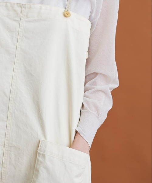 Malle（マル）の「Malle　コットン/ポリエステル大きな衿のセーター（ニット/セーター・レディース・ライトグレー/キナリ/ブラック・FREE）」の5枚目の写真