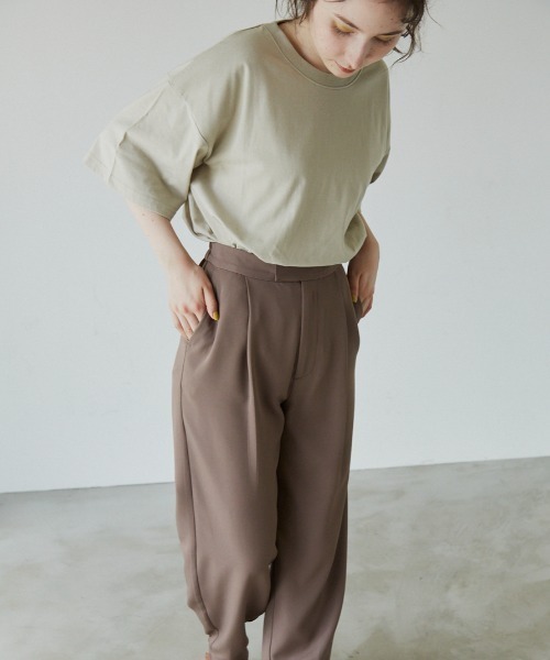 idem（イデム）の「unisex idem big Tshirt/ユニセックスビッグTシャツ（Tシャツ/カットソー・レディース・ブルー/アイボリー/ミント・MEDIUM/LARGE）」の6枚目の写真