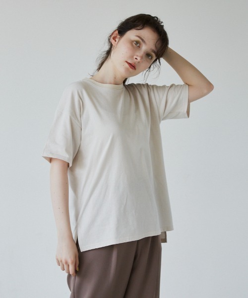 idem（イデム）の「unisex idem big Tshirt/ユニセックスビッグTシャツ（Tシャツ/カットソー・レディース・ブルー/アイボリー/ミント・MEDIUM/LARGE）」の17枚目の写真