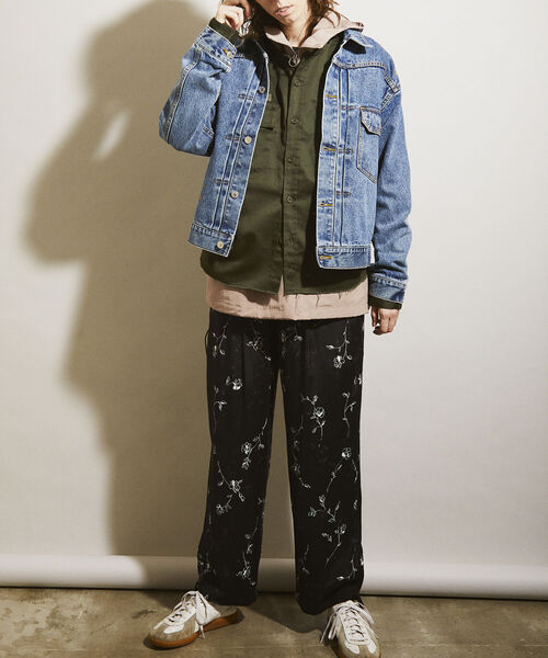 GLOSTER（グロスター）の「【GLOSTER/グロスター】1st type デニムトラッカージャケット Gジャン（デニムジャケット・メンズ・インディゴブルー/ブルー系その他7/ブラック・MEDIUM/LARGE）」の8枚目の写真