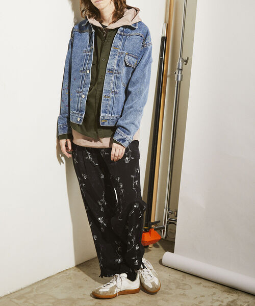 GLOSTER（グロスター）の「【GLOSTER/グロスター】1st type デニムトラッカージャケット Gジャン（デニムジャケット・メンズ・インディゴブルー/ブルー系その他7/ブラック・MEDIUM/LARGE）」の10枚目の写真