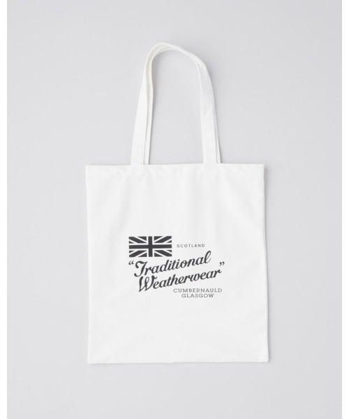 Traditional Weatherwear(トラディショナルウェザーウェア)の「TOTE BAG(トートバッグ・レディース・グレー/ホワイト・F)」の8枚目の写真