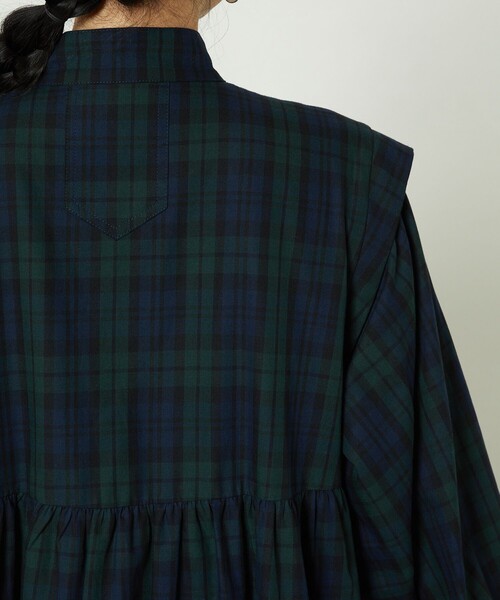 FREAK'S STORE（フリークスストア）の「バルーンスリーブフレアマキシワンピース（ワンピース・レディース・ホワイト/ブラック/ネイビー/その他/レンガ・ﾌﾘ-）」の9枚目の写真