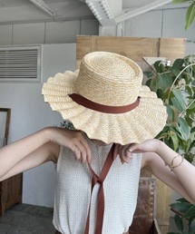 Amiur | pleats straw hat(ハット)