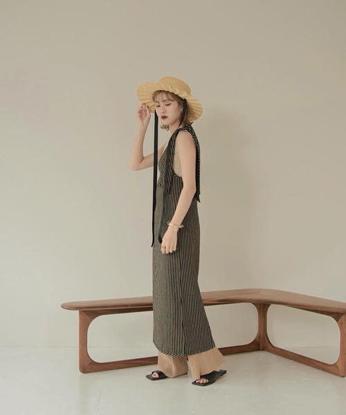 Amiur（エミレ）の「pleats straw hat（ハット・レディース・ブラック/ブラウン/アイボリー・FREE）」の18枚目の写真