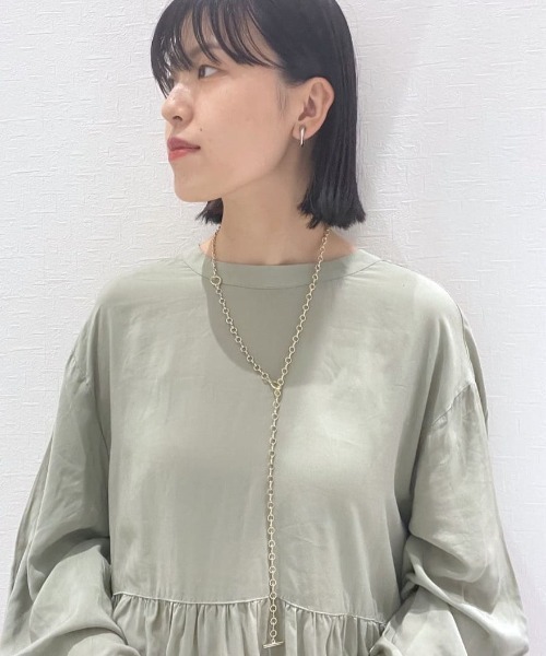 LEPSIM(レプシィム)の「チェーンマンテルネックレス 218001(ネックレス・レディース・シルバー系その他/ゴールド系その他/シルバー系その他2・ONE SIZE)」の14枚目の写真