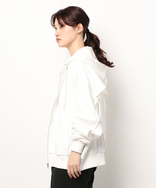 ENVYM（アンビー）の「ドロストギャザーＰＫ（パーカー・レディース・ブラック/ホワイト・FREE）」の14枚目の写真