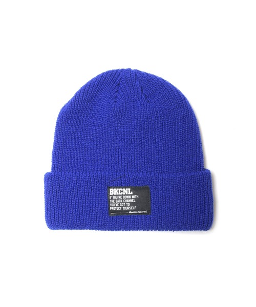 Back Channel(バックチャンネル)の「WATCH CAP(ニットキャップ/ビーニー・メンズ・ミックスグレー/ブラック/ブルー・FREE)」の3枚目の写真
