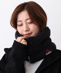 BASECONTROL | ◆POLARTEC ポーラテック スナップボタン ネックウォーマー(ネックウォーマー/スヌード)
