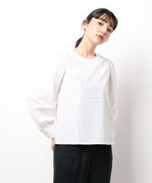 コットンクルーネックシャツ