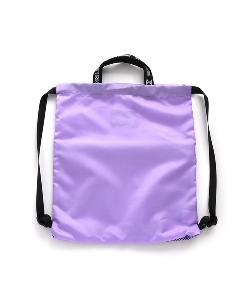 JENNI love（ジェニィラブ）の「モチーフ刺しゅうナップサック（バックパック/リュック・キッズ・ラベンダー/ブラック/ミント・F）」の12枚目の写真