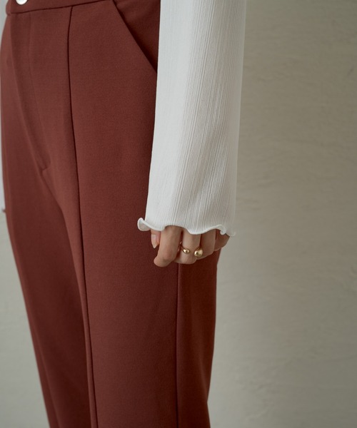 Kastane(カスタネ)の「メッシュ編み楊柳プルオーバー(Tシャツ/カットソー・レディース・ブラック/オフホワイト/ホワイト系その他・FREE)」の22枚目の写真