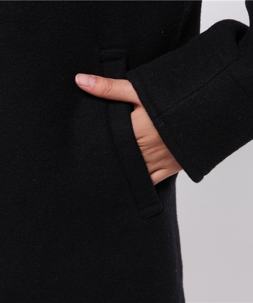 CIAOPANIC TYPY（チャオパニックティピー）の「フードロングコート（その他アウター・レディース・キャメル/ネイビー・SMALL/MEDIUM）」の7枚目の写真