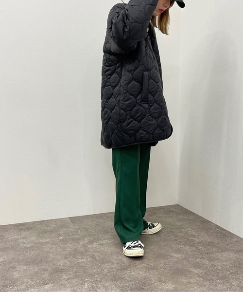 apres jour mignon（アプレジュールミニョン）の「キルティングコート【ZOZOTOWN限定アイテム】（ブルゾン・レディース・ライトベージュ/カーキ/ブラック・フリー/X-LARGE）」の13枚目の写真
