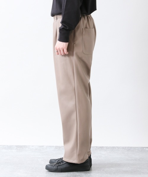 RAGEBLUE(レイジブルー)の「<セットアップ着用可能>シンセティックレザー/タックパンツ/956907(スラックス・メンズ・ブラック/ベージュ・MEDIUM/LARGE)」の10枚目の写真