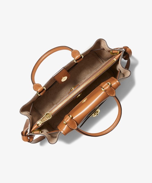 MICHAEL KORS(マイケルコース)の「HAMILTON LEGACY ベルテッド サッチェル スモール - MKシグネチャー(ハンドバッグ・レディース・ホワイト系その他・FREE)」の3枚目の写真