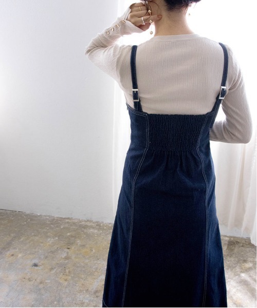 RANDA（ランダ）の「マーメイドデニムワンピース（ワンピース）」 - WEAR