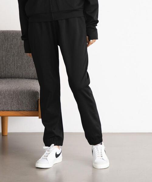 FEELING MADE（フィーリングメイド）の「FEELING MADE ストレッチポンチ 裾ゴム ジョガーパンツ <UNISEX>（その他パンツ・レディース・ブラック/ダークグリーン/ベージュ・S/L/M）」の6枚目の写真