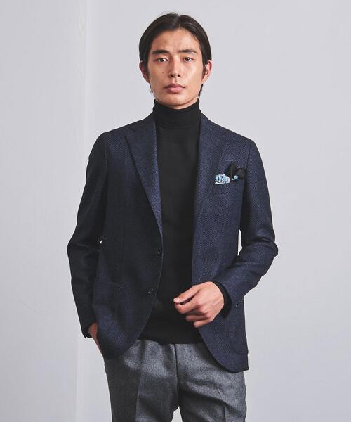 UNITED ARROWS(ユナイテッドアローズ)の「<UNITED ARROWS> ミックス ファンシーウィーブ 3ボタンジャケット(テーラードジャケット・メンズ・ネイビー・44/50/46/48/54/52/42)」の1枚目の写真