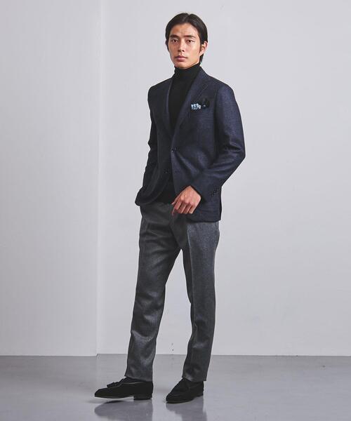 UNITED ARROWS(ユナイテッドアローズ)の「<UNITED ARROWS> ミックス ファンシーウィーブ 3ボタンジャケット(テーラードジャケット・メンズ・ネイビー・44/50/46/48/54/52/42)」の2枚目の写真