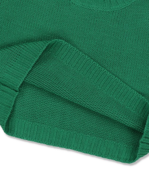 SPINNS（スピンズ）の「ビビットカラーショート丈ニット（ニット/セーター・レディース・ブラック/オレンジ/グリーン/ホワイト・ONESIZE）」の11枚目の写真