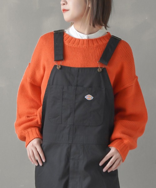 SPINNS（スピンズ）の「ビビットカラーショート丈ニット（ニット/セーター・レディース・ブラック/オレンジ/グリーン/ホワイト・ONESIZE）」の22枚目の写真