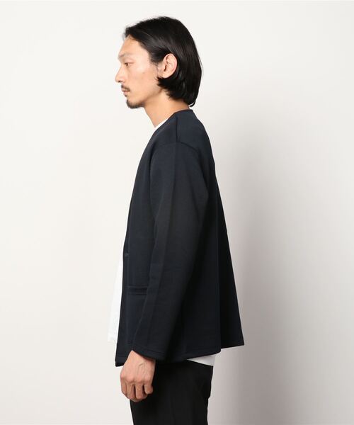 NAVY（ネイビー）の「ダブルフェイスカーディガン（カーディガン/ボレロ・メンズ・ブルー/ブラック/ネイビー・M/XL/L）」の5枚目の写真