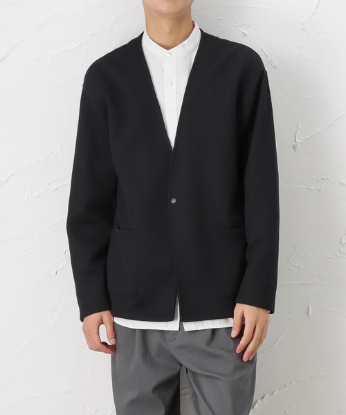 NAVY（ネイビー）の「ダブルフェイスカーディガン（カーディガン/ボレロ・メンズ・ブルー/ブラック/ネイビー・M/XL/L）」の12枚目の写真