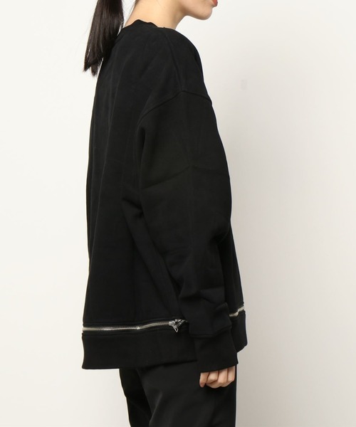 DANKE SCHON（ダンケシェーン）の「DankeSchon/ダンケシェーン/チェーンクルーネックスウェット（スウェット・レディース・ブラック/グレー・MEDIUM/LARGE）」の6枚目の写真