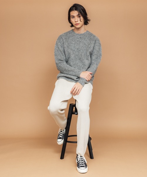 NewAnce（ニュアンス）の「【NewAnce】アルパカクルーネックニット