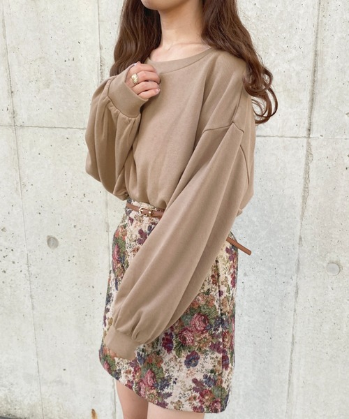 apres jour(アプレジュール)の「オフショルスウェット【ZOZOTOWN限定アイテム】(Tシャツ/カットソー・レディース・アイボリー/モカ/ラベンダー/スモークピンク・フリー/X-LARGE)」の18枚目の写真