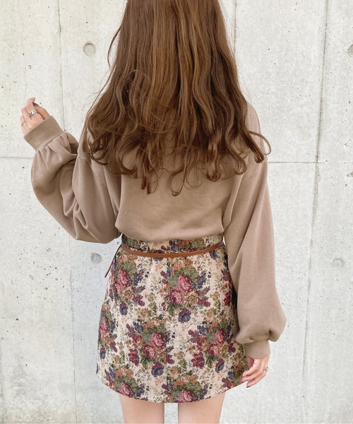 apres jour(アプレジュール)の「オフショルスウェット【ZOZOTOWN限定アイテム】(Tシャツ/カットソー・レディース・アイボリー/モカ/ラベンダー/スモークピンク・フリー/X-LARGE)」の20枚目の写真