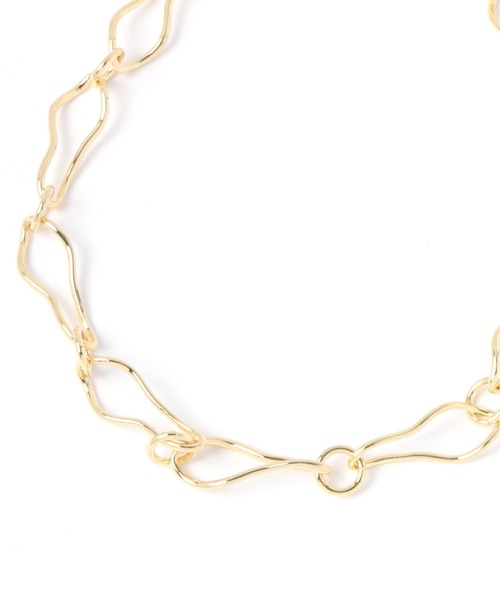 LOWRYS FARM（ローリーズファーム）の「ヘンケイチェーンネックレス　255214（ネックレス・レディース・シルバー/ゴールド・FREE）」の9枚目の写真