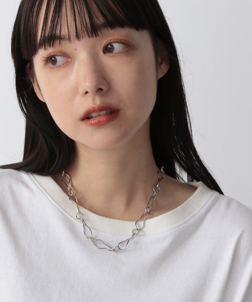 LOWRYS FARM（ローリーズファーム）の「ヘンケイチェーンネックレス　255214（ネックレス・レディース・シルバー/ゴールド・FREE）」の14枚目の写真