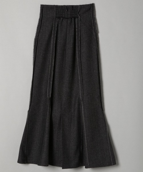 JEANASIS（ジーナシス）の「アウトシームマーメイドスカート/255989（スカート・レディース・チャコールグレー/グリーン/パープル/ブラウン・SMALL/MEDIUM）」の7枚目の写真