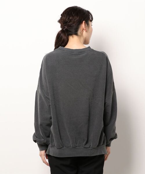 coca（coca）（コカ）の「ピグメントバルーンスウェット（スウェット・レディース・ブラック/イエロー/アイボリー・M/L）」の5枚目の写真