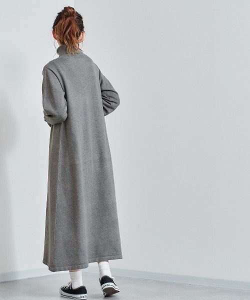 cepo（セポ）の「タートルニットワンピース（ワンピース・レディース・ブラック/グレー/ブルー・M）」の9枚目の写真