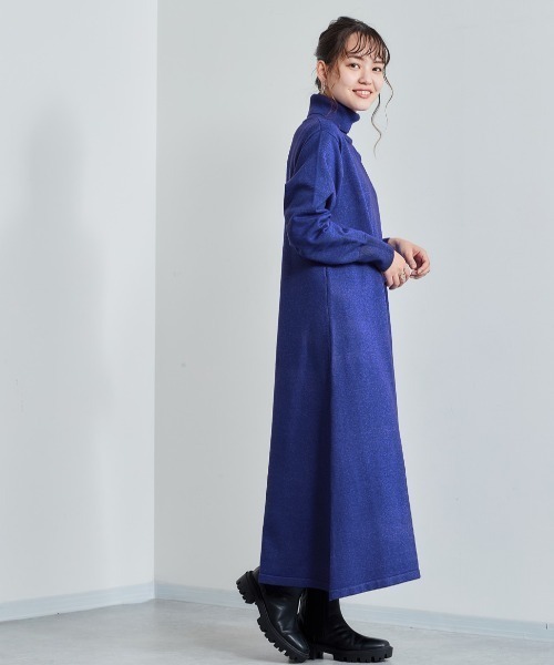 cepo（セポ）の「タートルニットワンピース（ワンピース・レディース・ブラック/グレー/ブルー・M）」の13枚目の写真