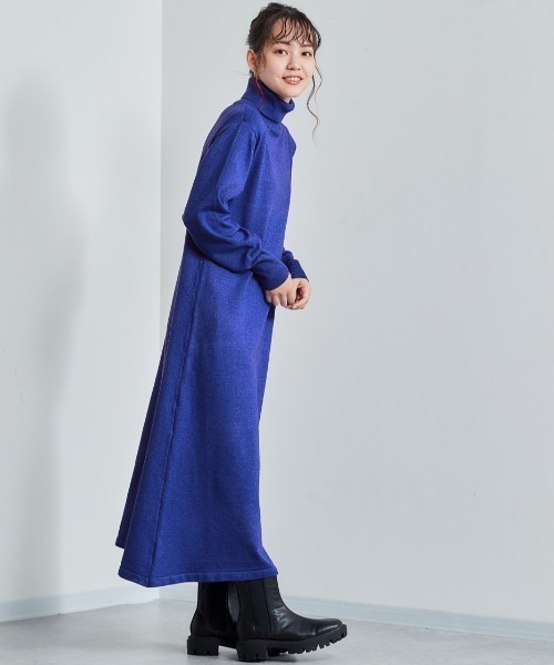 cepo（セポ）の「タートルニットワンピース（ワンピース・レディース・ブラック/グレー/ブルー・M）」の14枚目の写真