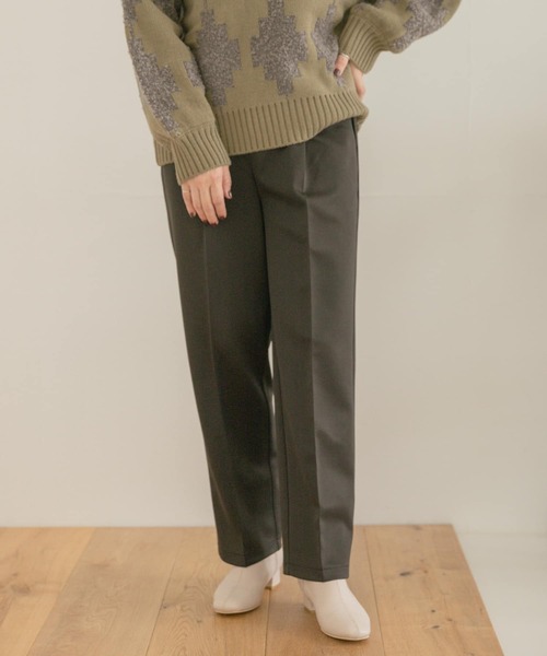 ITEMS URBANRESEARCH（アイテムズ アーバンリサーチ）の「カットストレートパンツ（その他パンツ・レディース・グリーン/ベージュ/ブラック・FREE）」の21枚目の写真