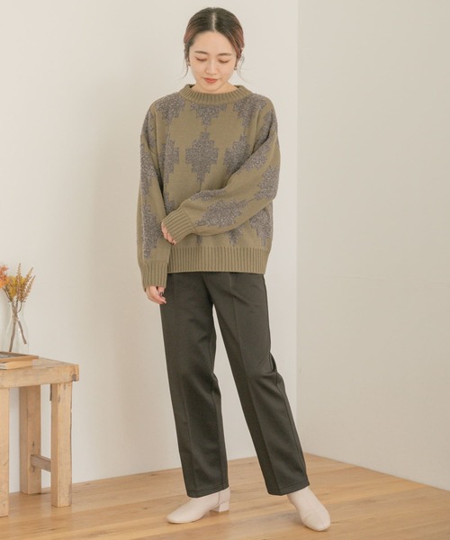 ITEMS URBANRESEARCH（アイテムズ アーバンリサーチ）の「カットストレートパンツ（その他パンツ・レディース・グリーン/ベージュ/ブラック・FREE）」の18枚目の写真