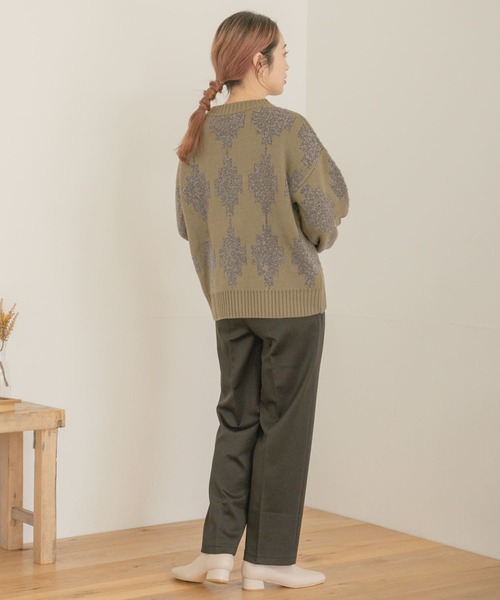 ITEMS URBANRESEARCH（アイテムズ アーバンリサーチ）の「カットストレートパンツ（その他パンツ・レディース・グリーン/ベージュ/ブラック・FREE）」の16枚目の写真