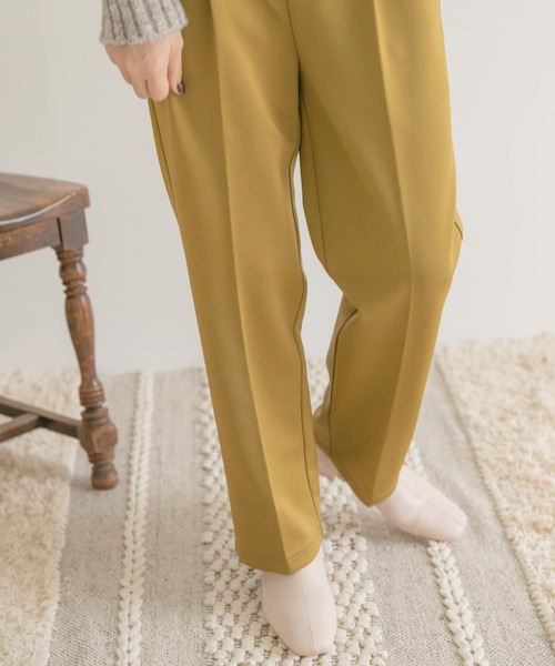 ITEMS URBANRESEARCH（アイテムズ アーバンリサーチ）の「カットストレートパンツ（その他パンツ・レディース・グリーン/ベージュ/ブラック・FREE）」の14枚目の写真