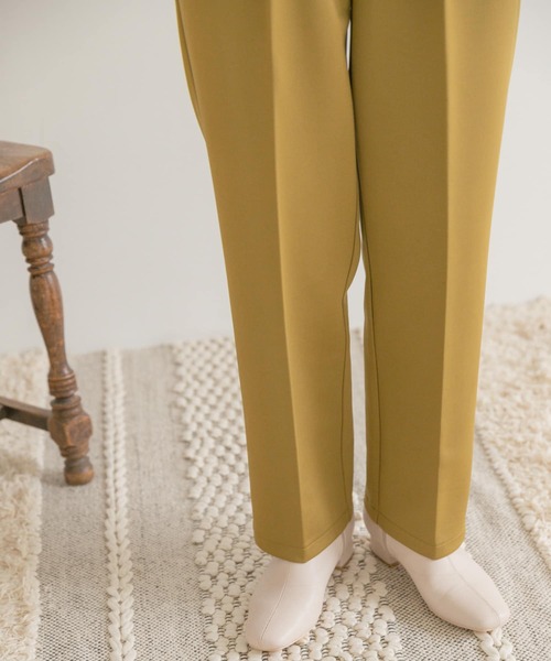 ITEMS URBANRESEARCH（アイテムズ アーバンリサーチ）の「カットストレートパンツ（その他パンツ・レディース・グリーン/ベージュ/ブラック・FREE）」の13枚目の写真