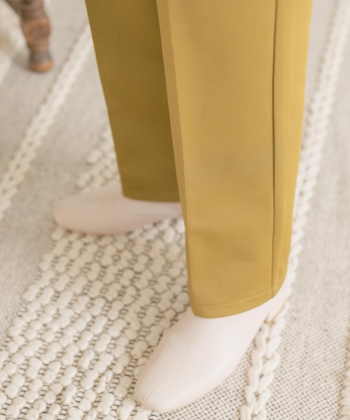 ITEMS URBANRESEARCH（アイテムズ アーバンリサーチ）の「カットストレートパンツ（その他パンツ・レディース・グリーン/ベージュ/ブラック・FREE）」の10枚目の写真