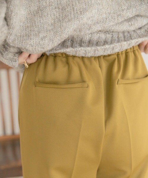 ITEMS URBANRESEARCH（アイテムズ アーバンリサーチ）の「カットストレートパンツ（その他パンツ・レディース・グリーン/ベージュ/ブラック・FREE）」の9枚目の写真