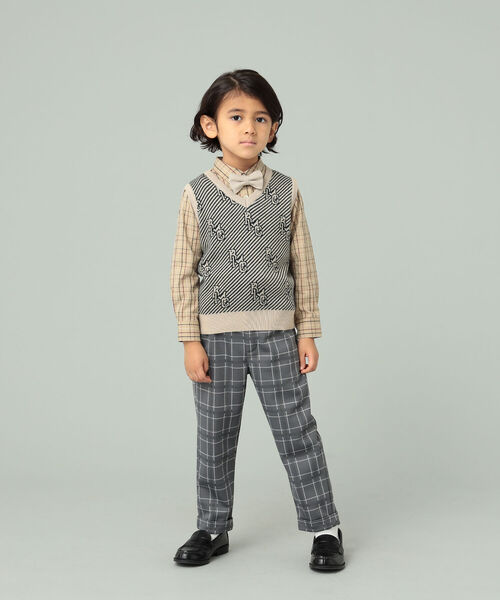 B:MING by BEAMS（ビーミングバイビームス）の「B:MING by BEAMS / CEREMONY ポンチ ロングパンツ（100~130cm）（スーツパンツ・キッズ・ネイビー/グレー系その他/ネイビー系・130/100/110/120）」の20枚目の写真