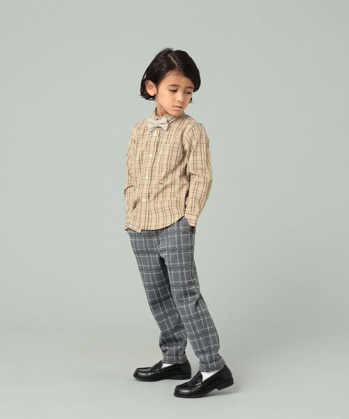 B:MING by BEAMS（ビーミングバイビームス）の「B:MING by BEAMS / CEREMONY ポンチ ロングパンツ（100~130cm）（スーツパンツ・キッズ・ネイビー/グレー系その他/ネイビー系・130/100/110/120）」の18枚目の写真